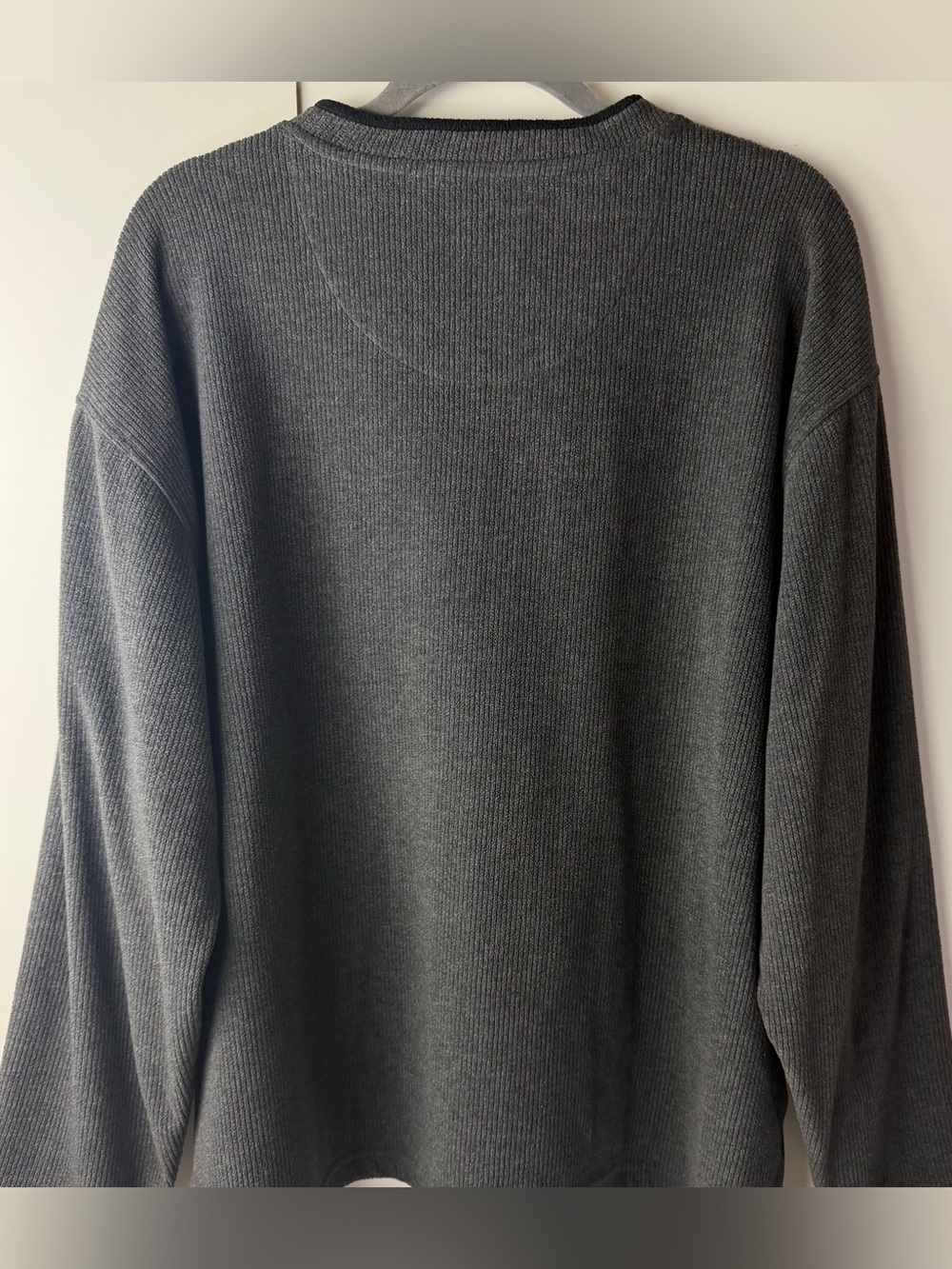 Basic Editions Mens Ribbed Sweater - Picture 3 of 6